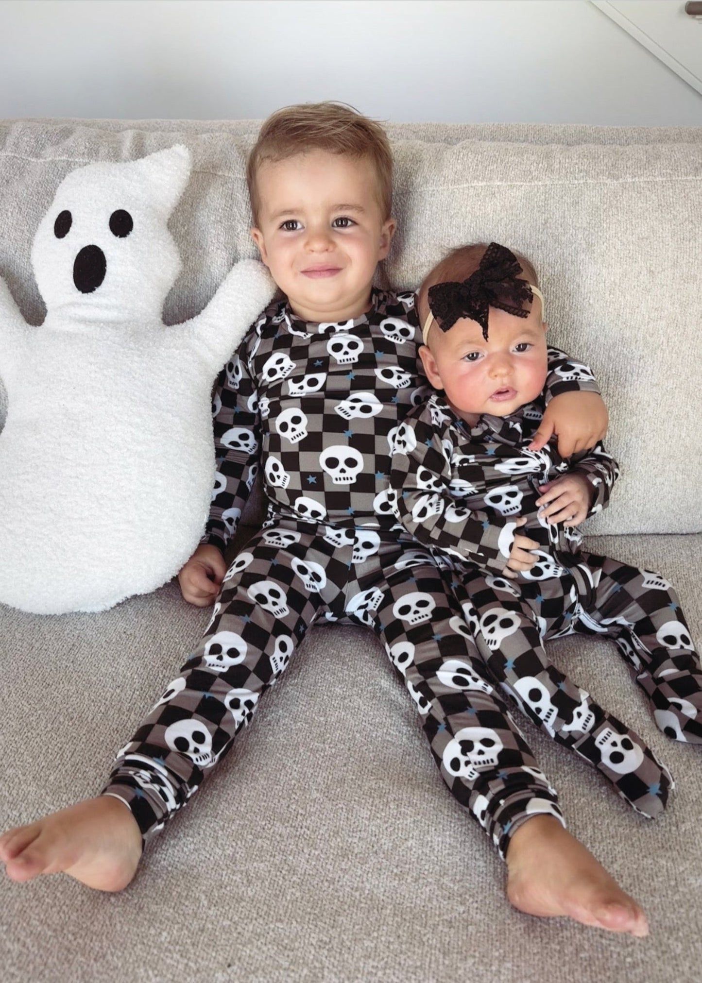 Bamboo Baby Halloween Sleeper | Spooky Skull Pajamas