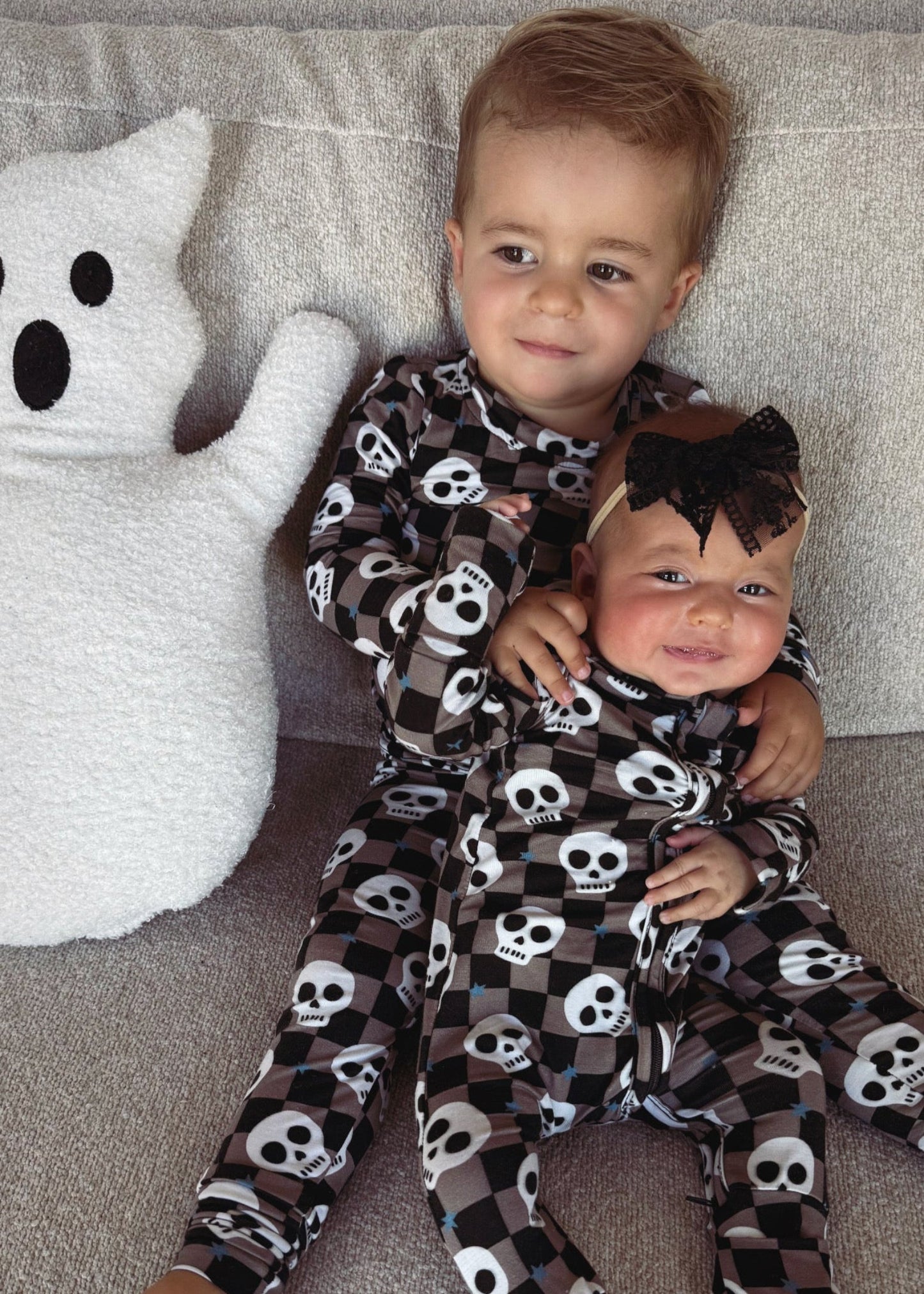 Bamboo Baby Halloween Sleeper | Spooky Skull Pajamas