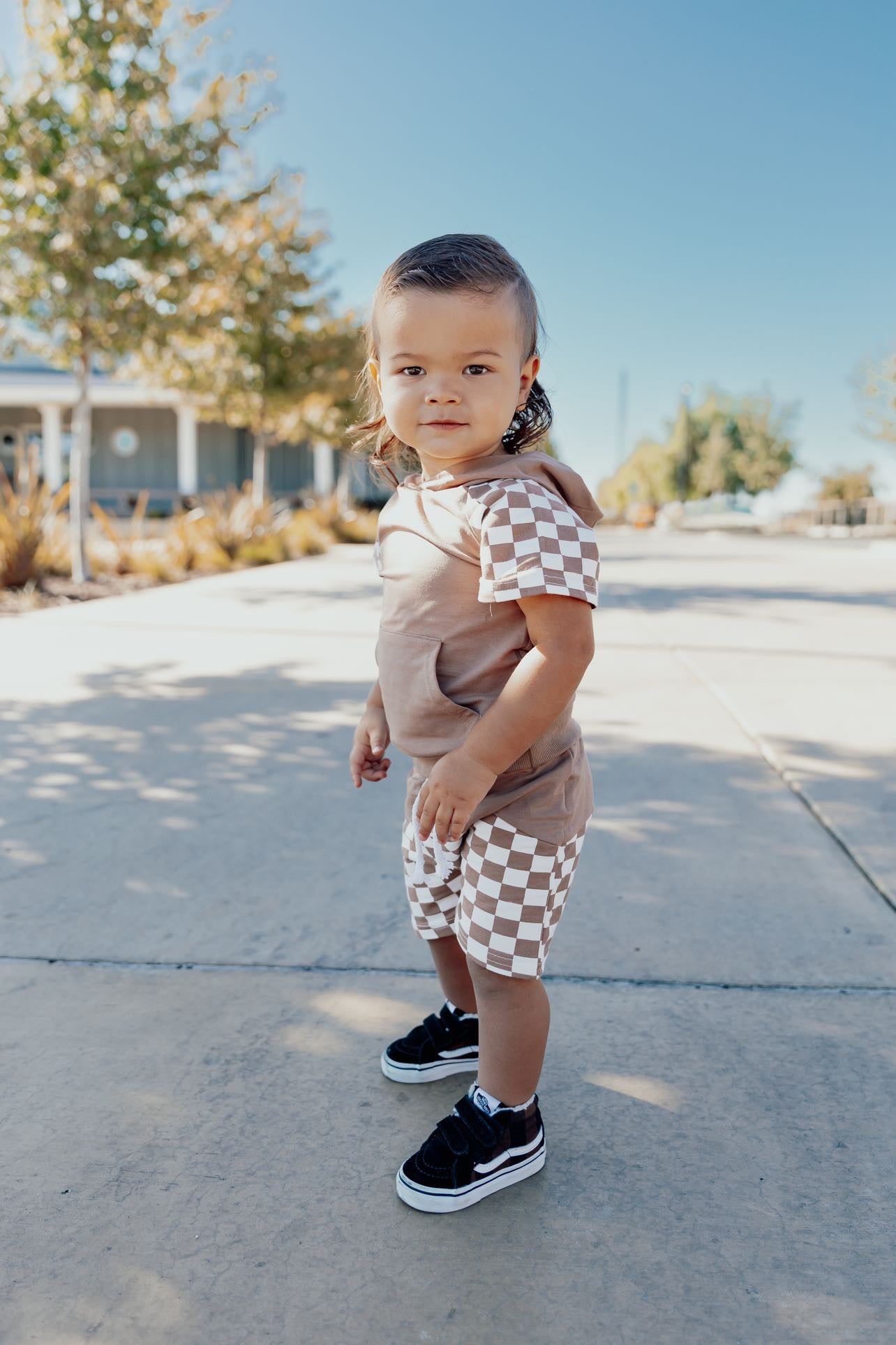 Theo Set | Checkered Boys' Outfit