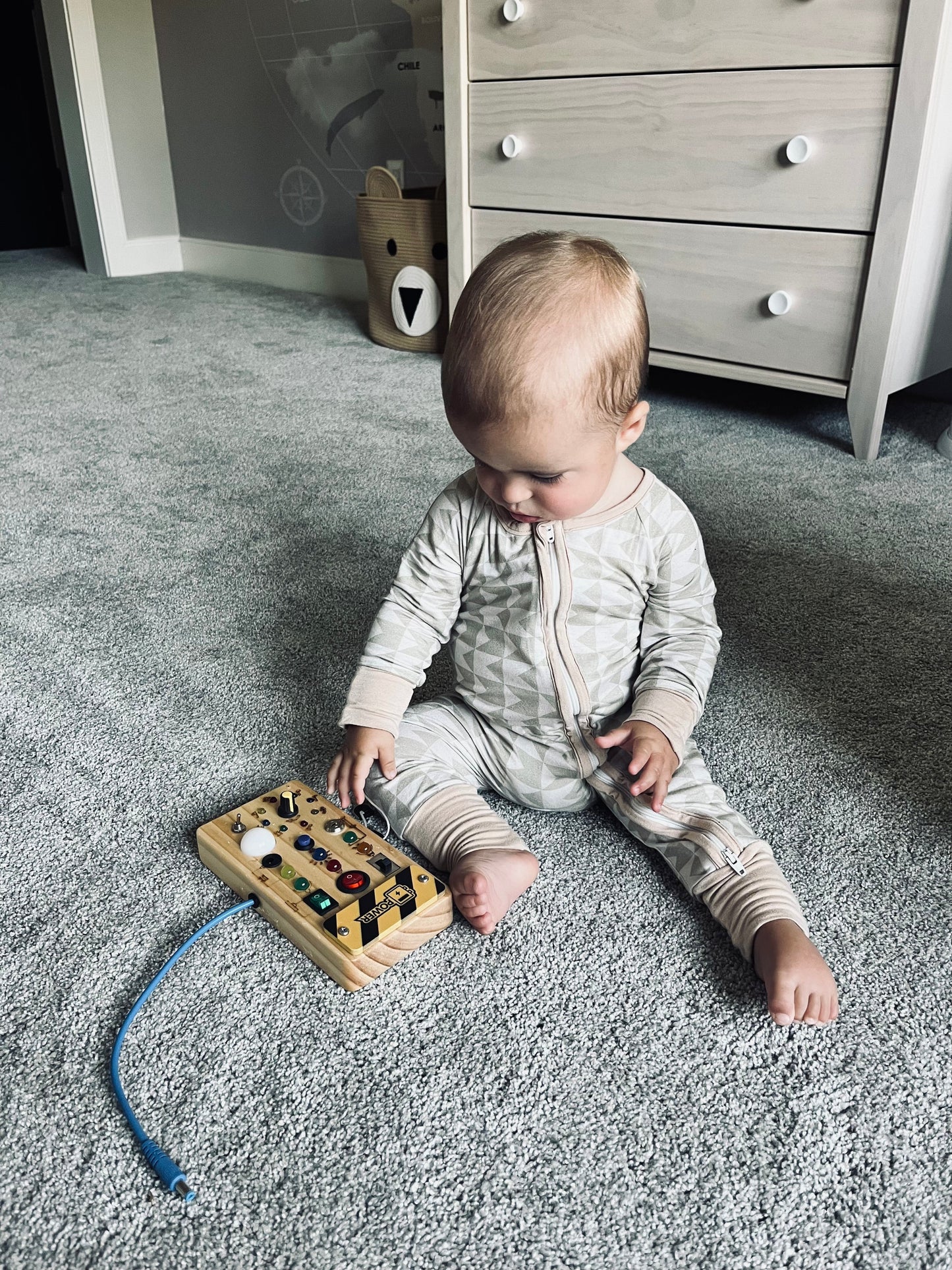 Geometric Bamboo Sleeper | Soft Baby Pajamas