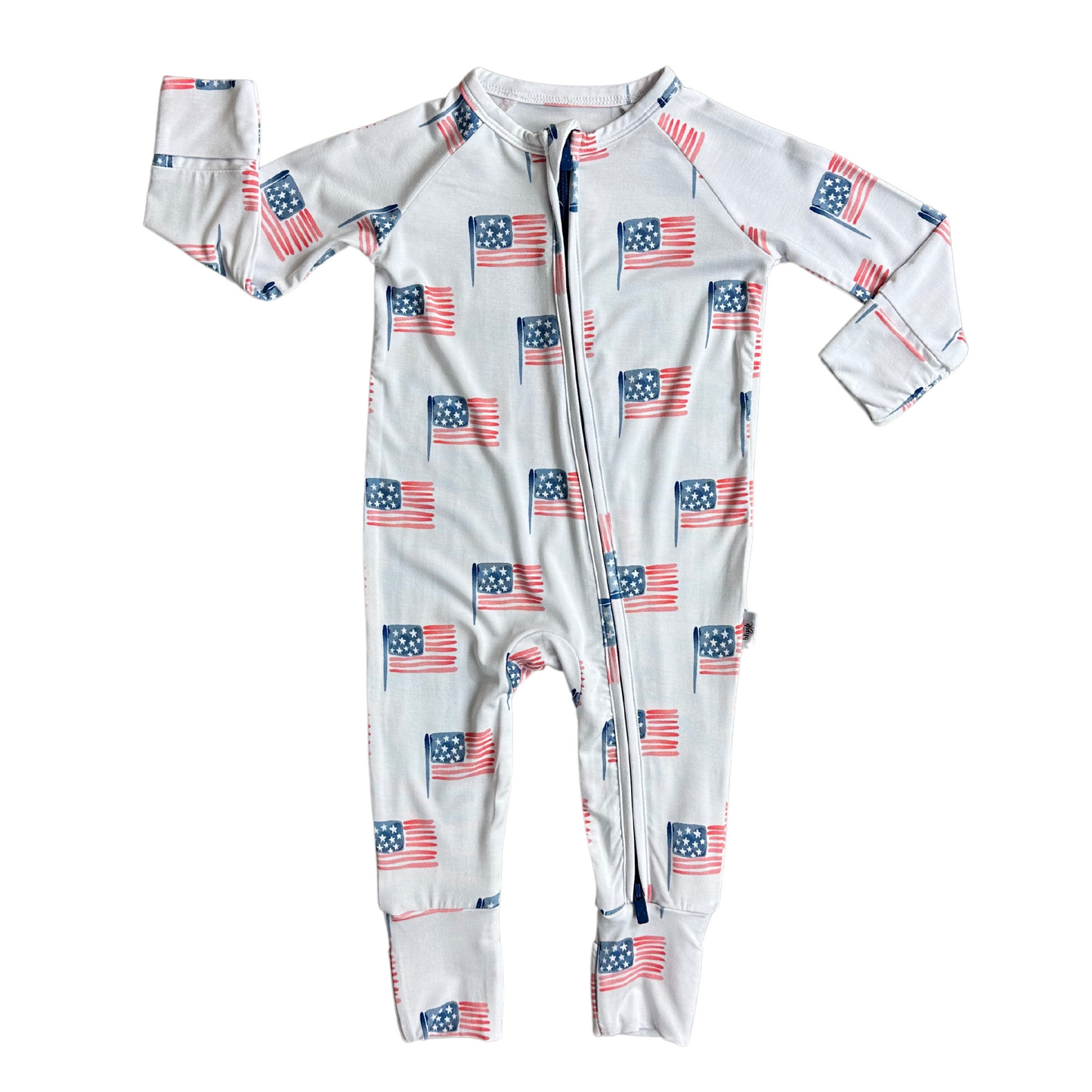 Flags - Zippy Zipper Romper