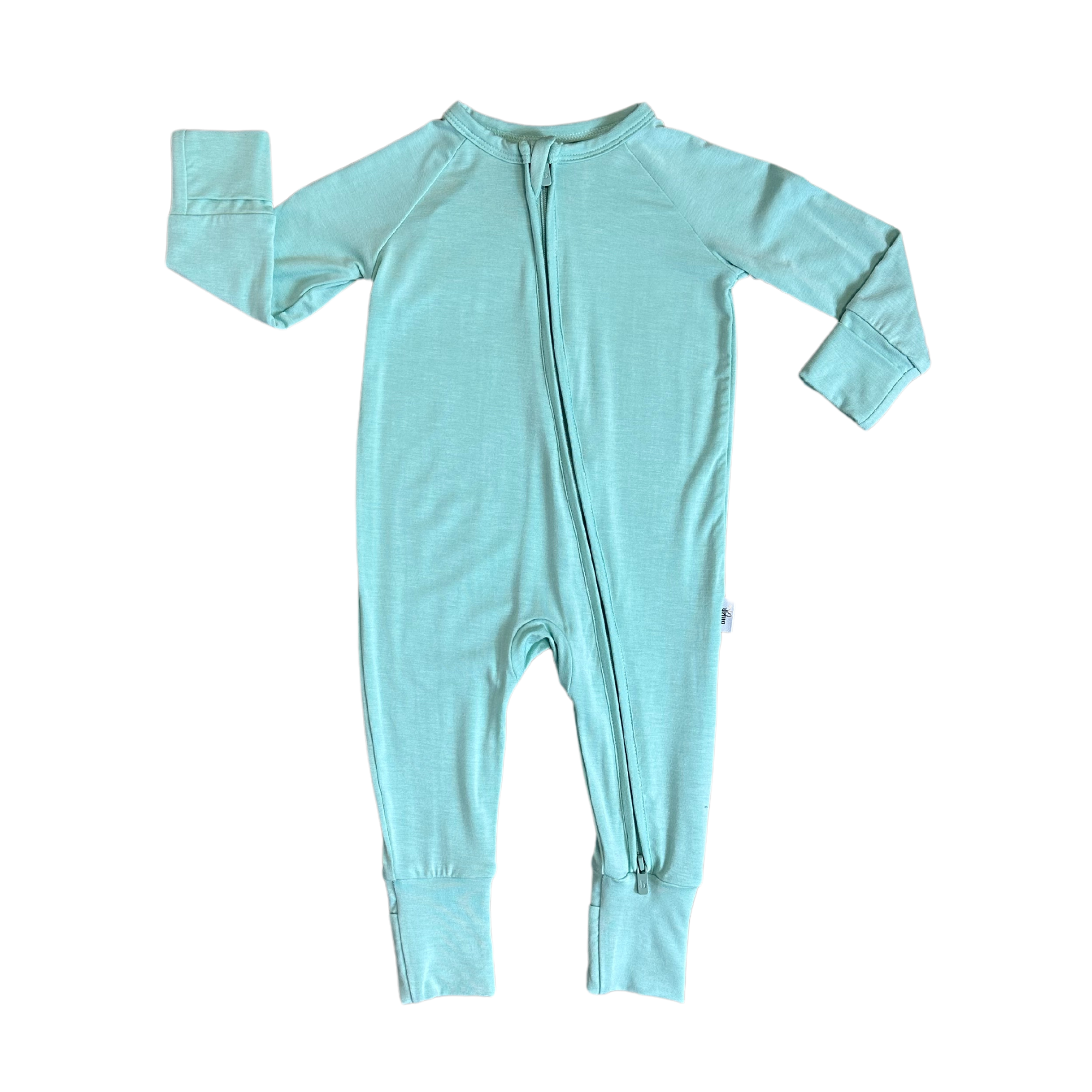 Mint Green - Zippy Zipper Romper