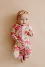 Rainbow Baby Hope Convertible Sleeper Zipper Romper