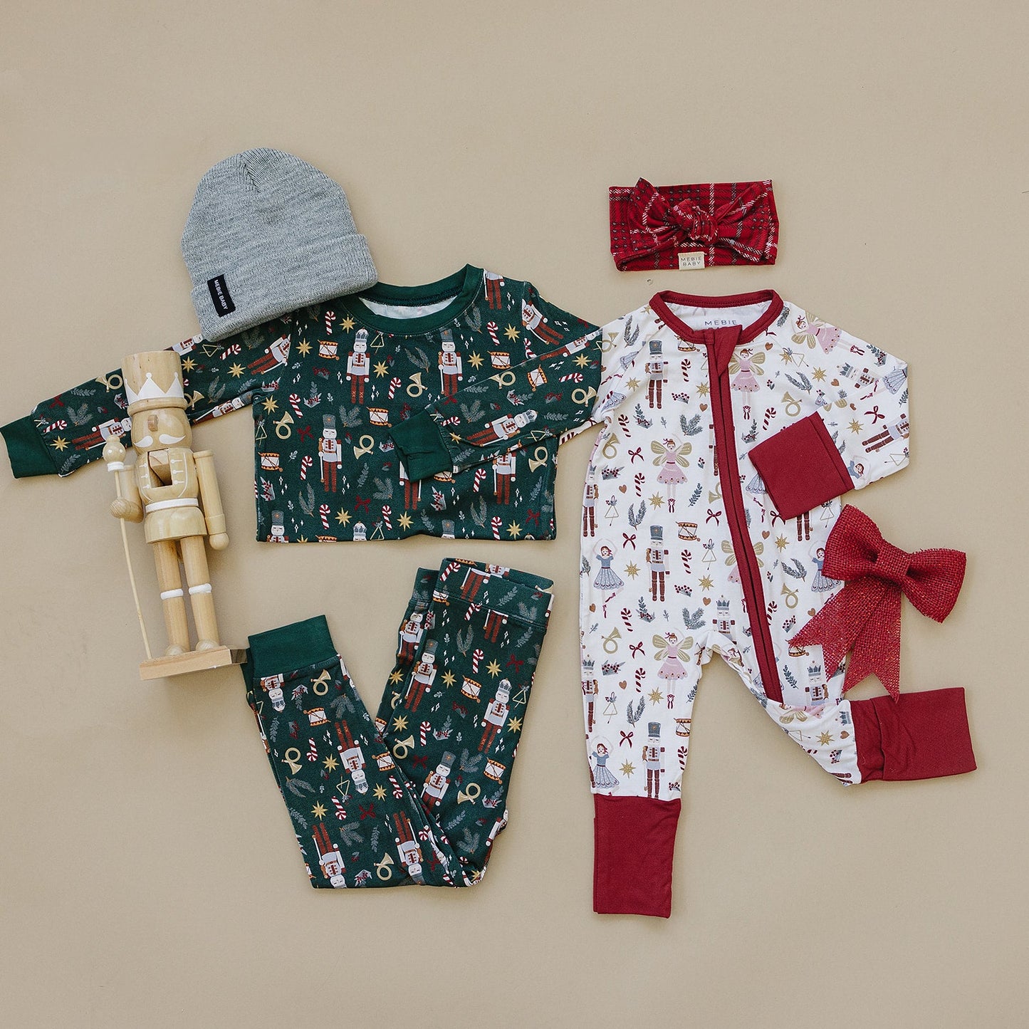 Green Nutcracker Bamboo Cozy PJs