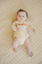 Thankful Organic Cotton Sweatshirt Romper