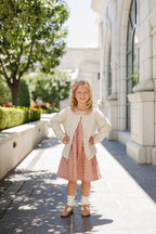 Oatmeal Knit Button Down Cardigan Top