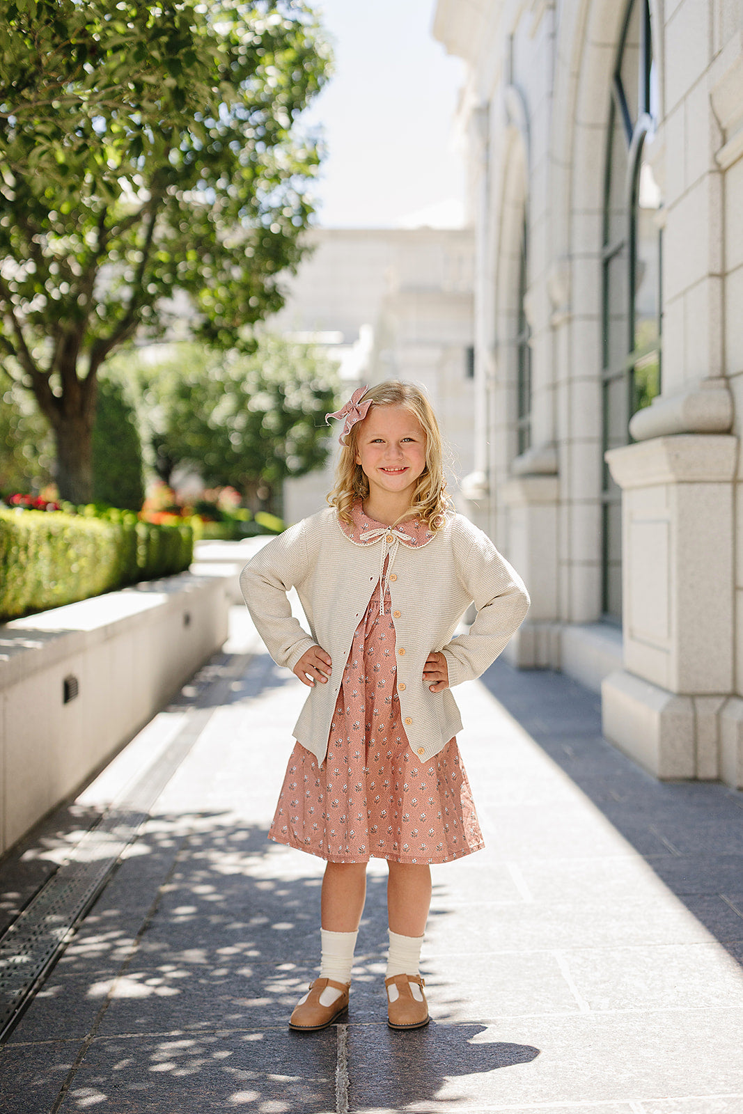 Oatmeal Knit Button Down Cardigan Top