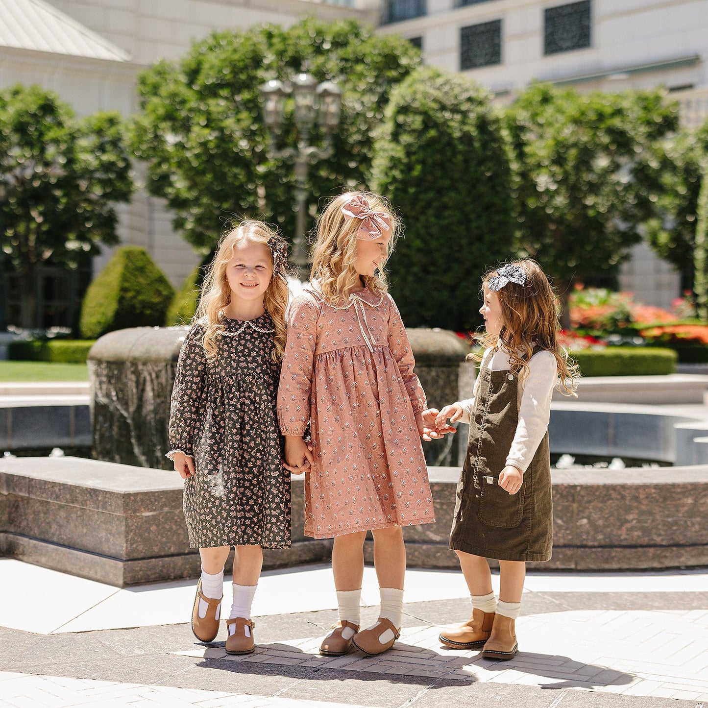 Vintage Pink Floral Dress