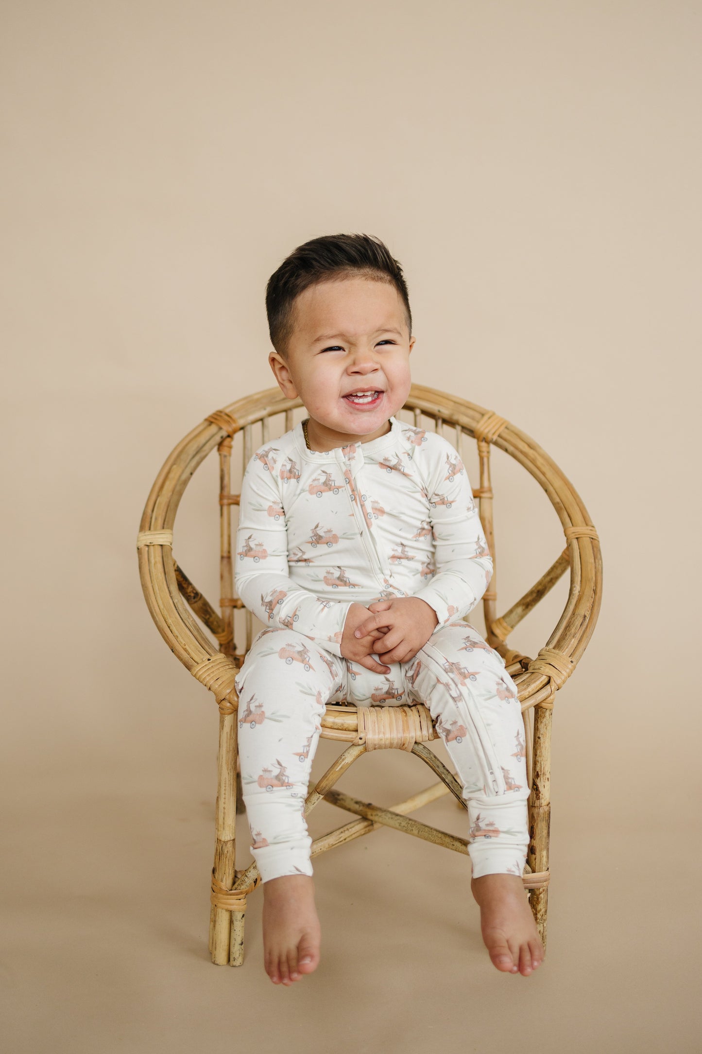 Cottontail Cruisers Modal Zippy Pajamas Romper