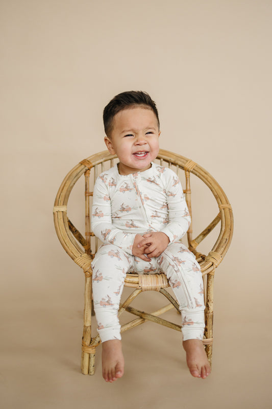 Cottontail Cruisers Modal Zippy Pajamas Romper