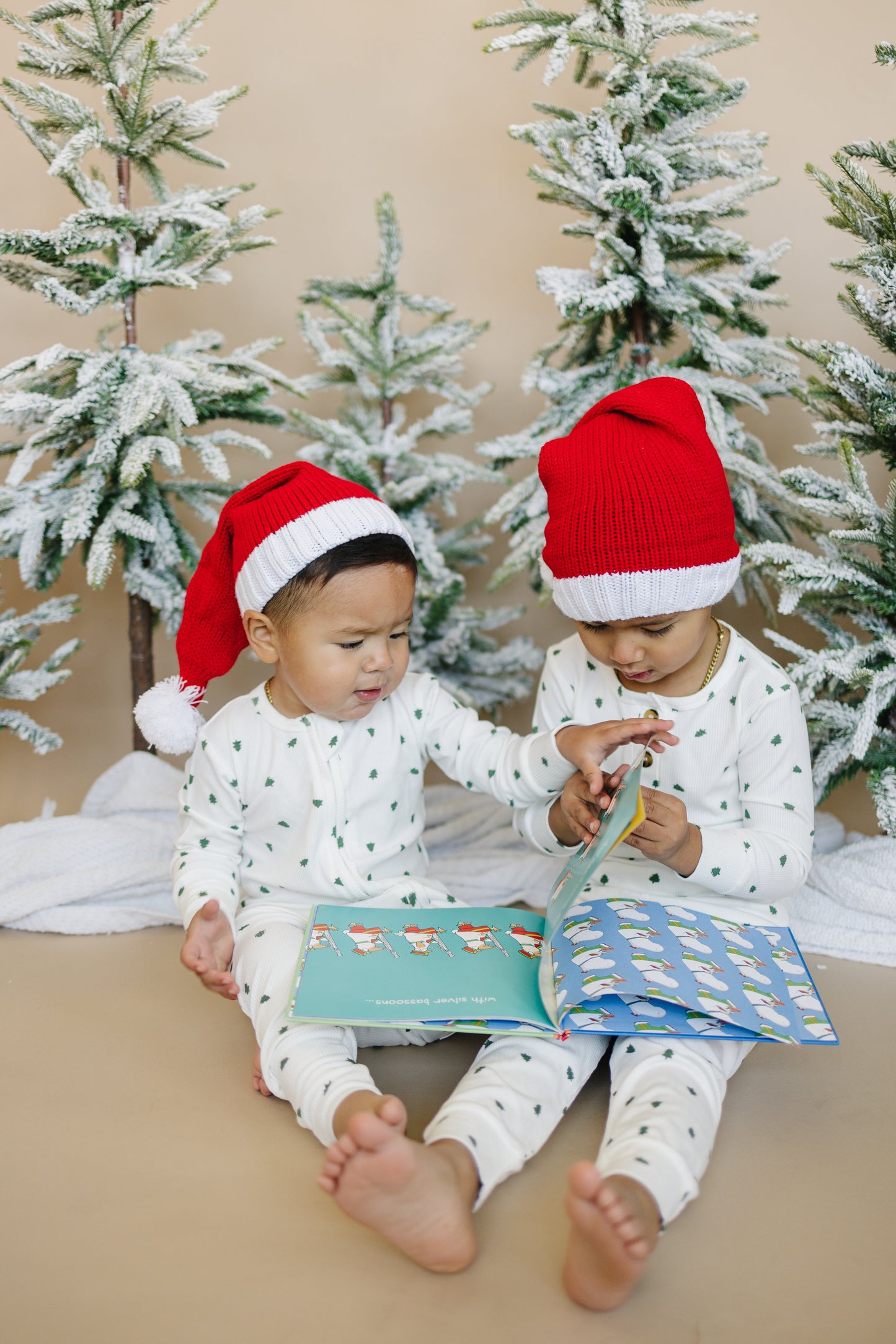 Tiny Trees Ribbed Bamboo Zippy Pajamas Romper