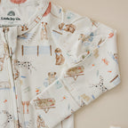 Beach Pawty Bamboo Zippy Romper Pajamas