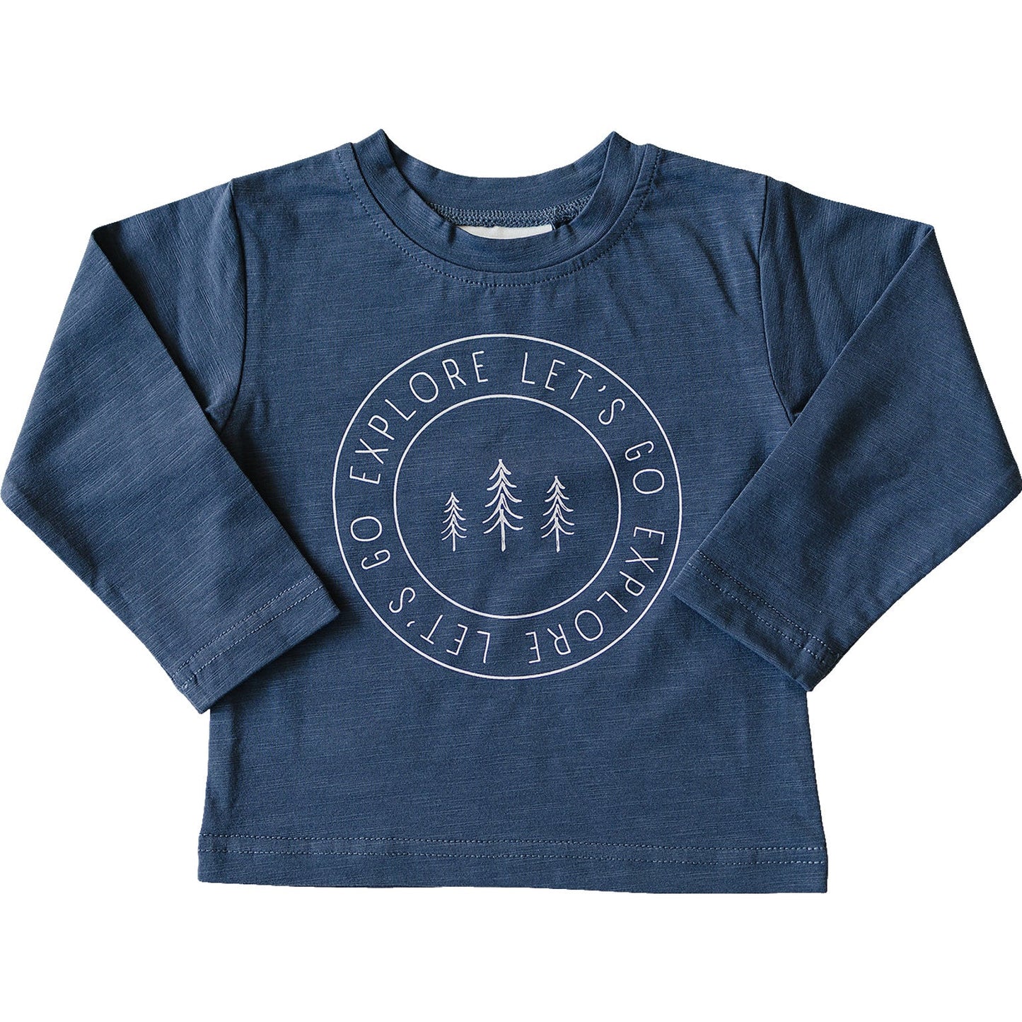 Explore Long Sleeve Cotton Tee Top