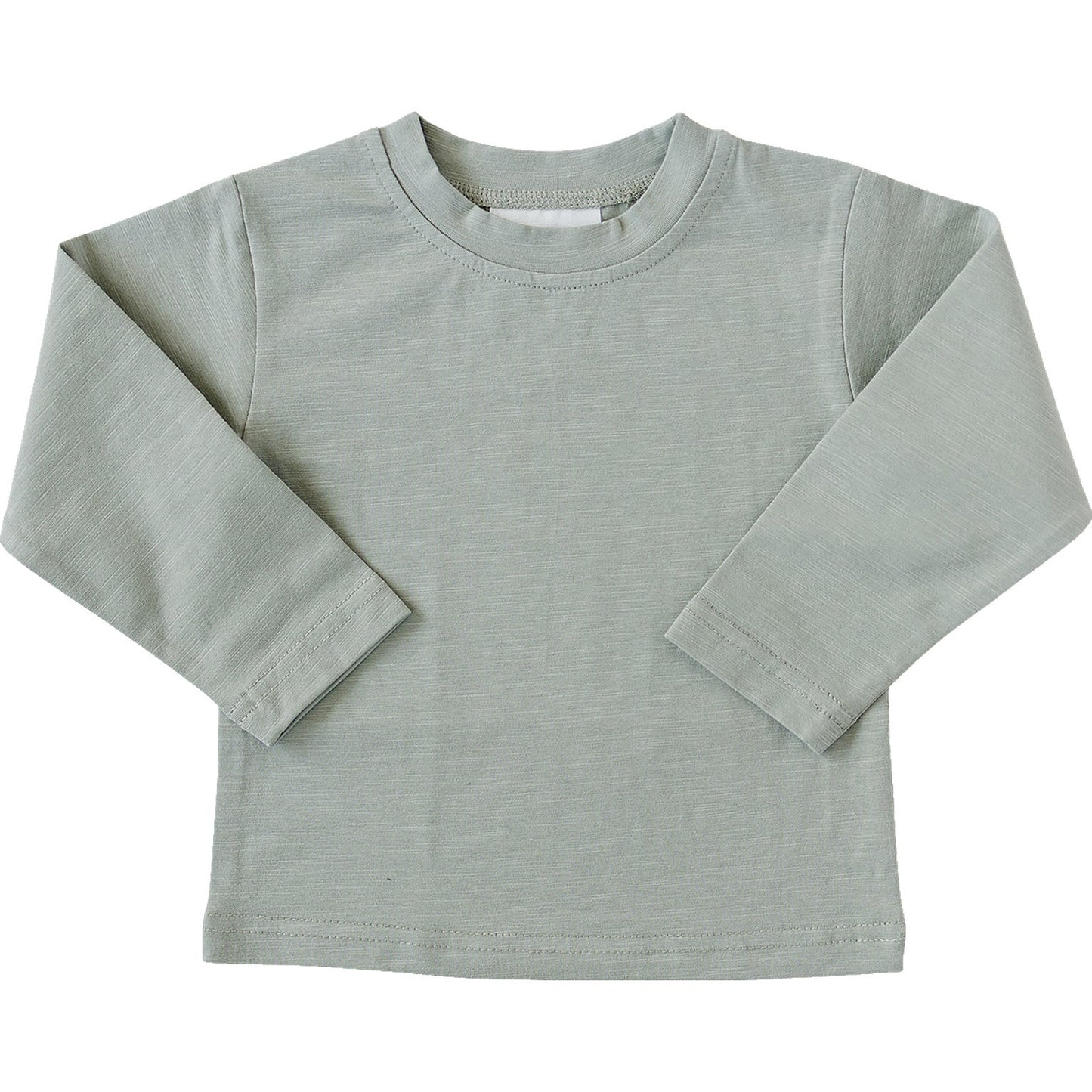 Sage Long Sleeve Cotton Tee Top