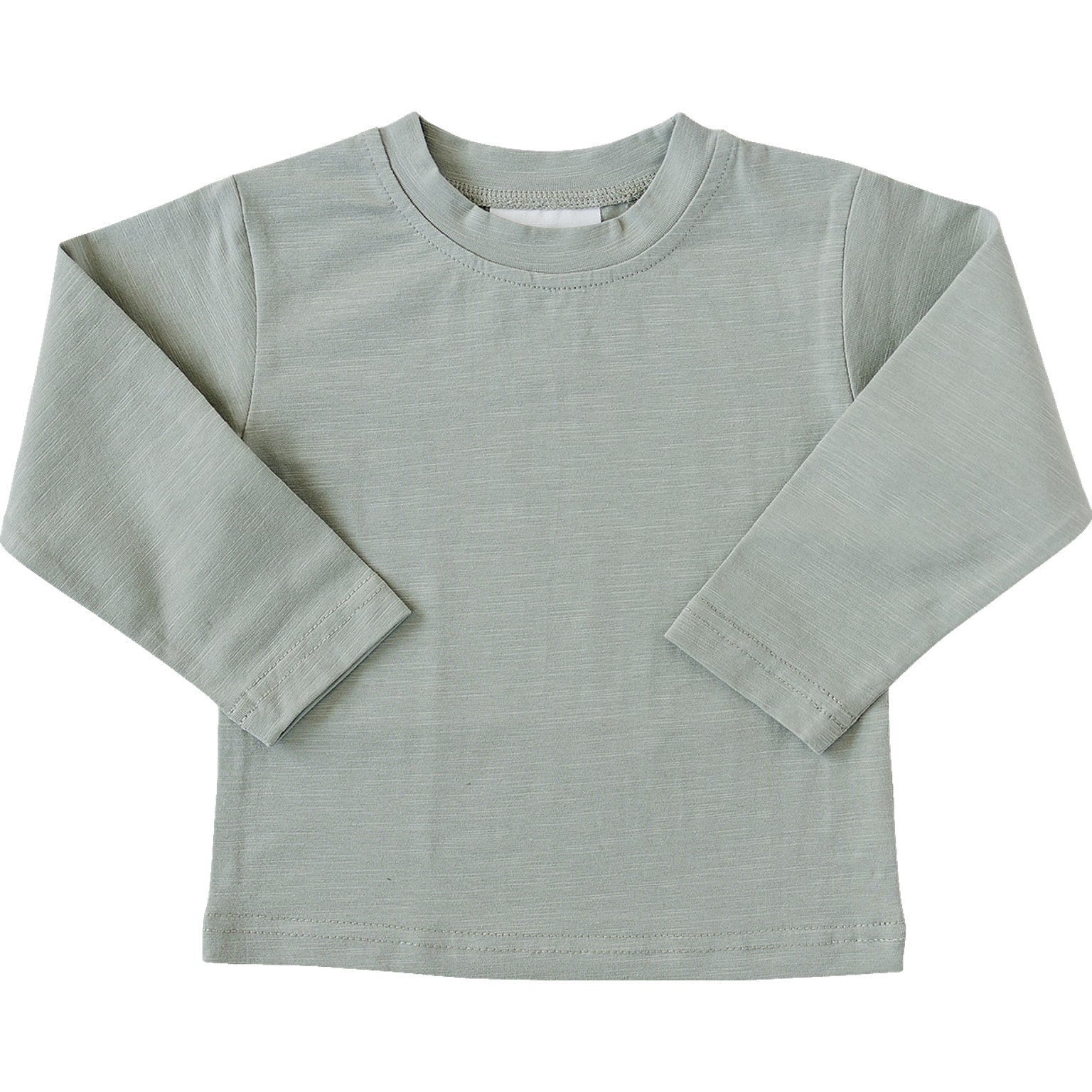 Sage Long Sleeve Cotton Tee Top