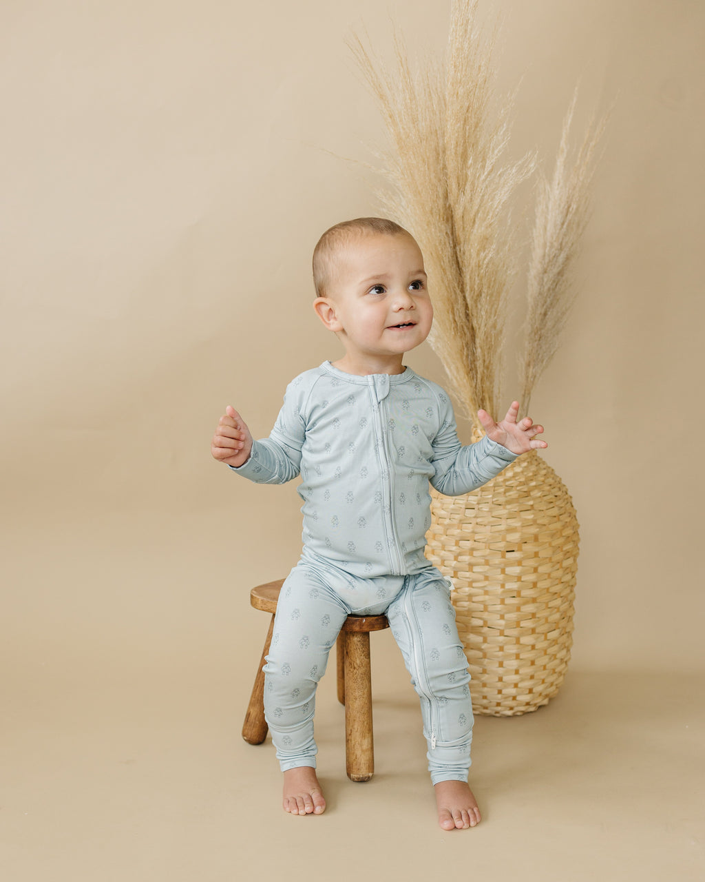 Fly Me to the Moon Bamboo Zippy Zipper Romper