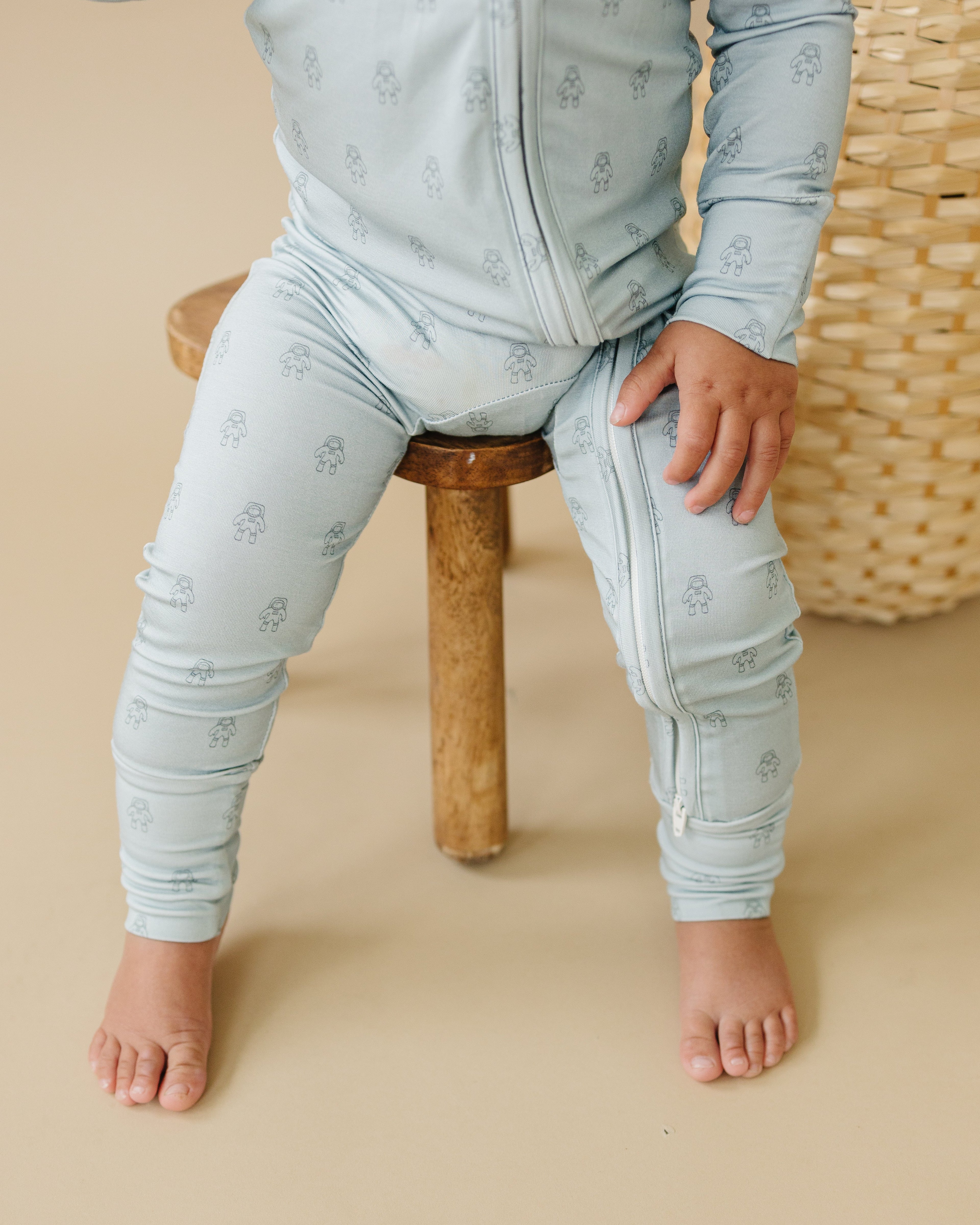 Fly Me to the Moon Bamboo Zippy Zipper Romper