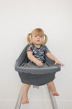 Americana Floral Ribbed Bamboo Cozy Short Set