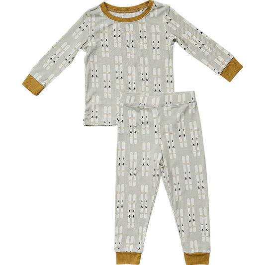 Ski Ribbed Bamboo Cozy PJs