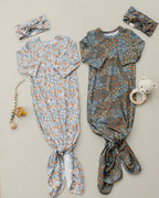 Dainty Meadow Floral Bamboo Head Wrap