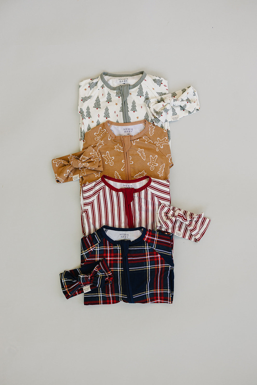 Red Stripes Bamboo Head Wrap