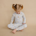 Bunny Blossoms 2pc Floral Bamboo Pajamas