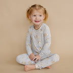 Bunny Blossoms 2pc Floral Bamboo Pajamas