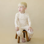 Pumpkin Plaid 2pc Bamboo Pajamas