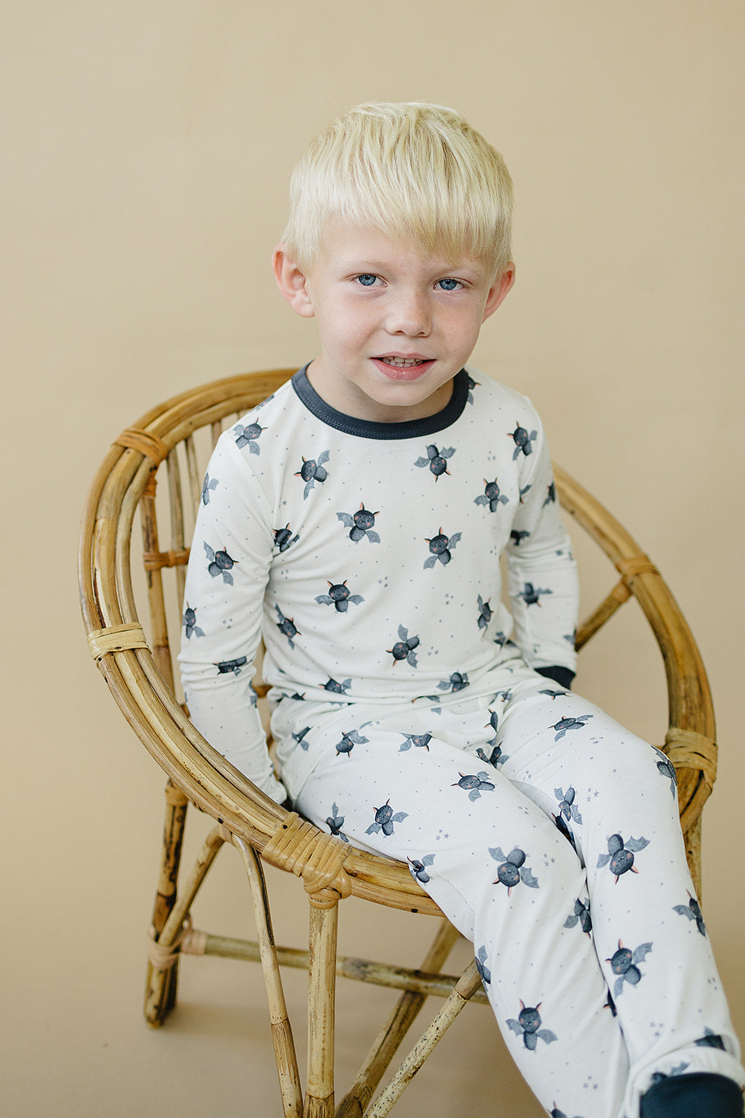 Batty for Bedtime 2pc Bamboo Pajamas Set