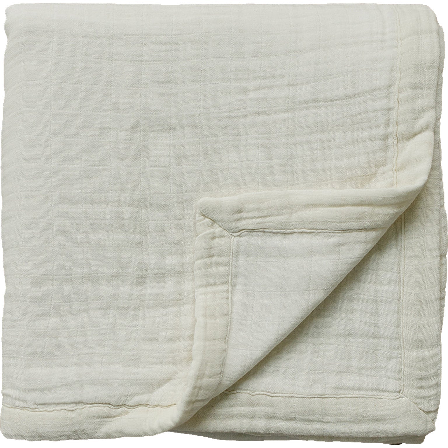 Cream Muslin Quilt Blanket