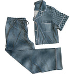 Women's Navy Gingham Pajamas