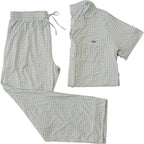 Women's Light Blue Gingham Pajamas