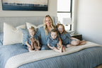 Women's Navy Gingham Pajamas