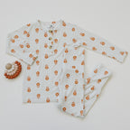 Pumpkin Posie 2pc Floral Bamboo Pajamas for Kids - Sizes Newborn & Up!