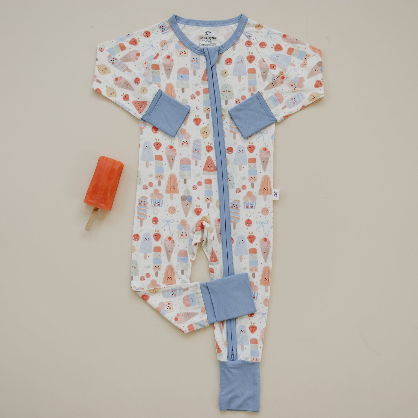 Sweet Summertime Bamboo Zippy Pajamas Romper