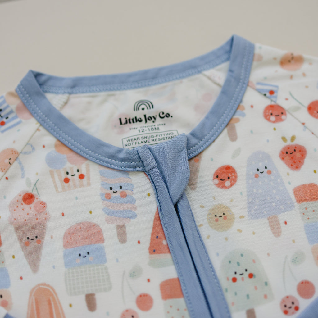 Sweet Summertime Bamboo Zippy Pajamas Romper