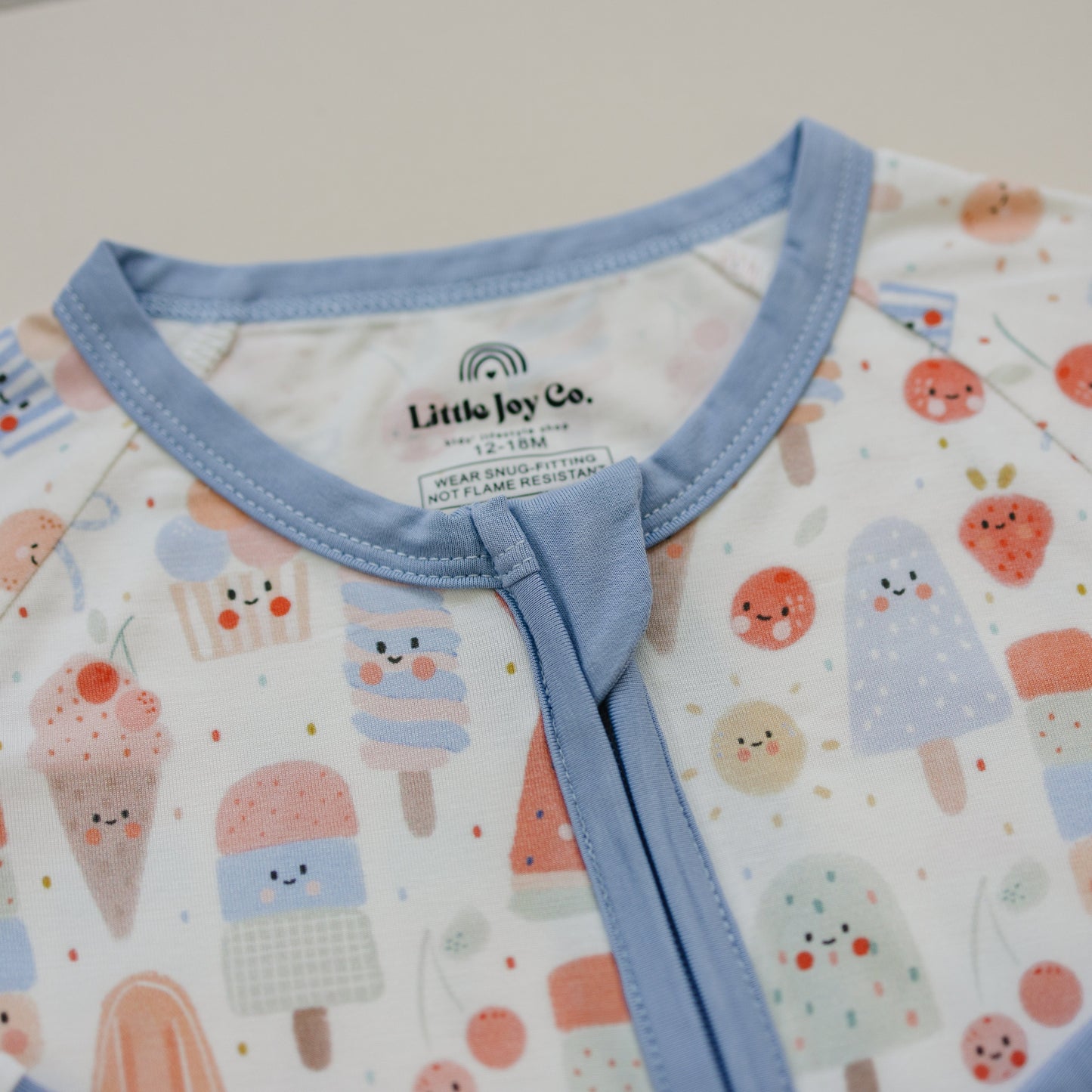 Sweet Summertime Bamboo Zippy Pajamas Romper