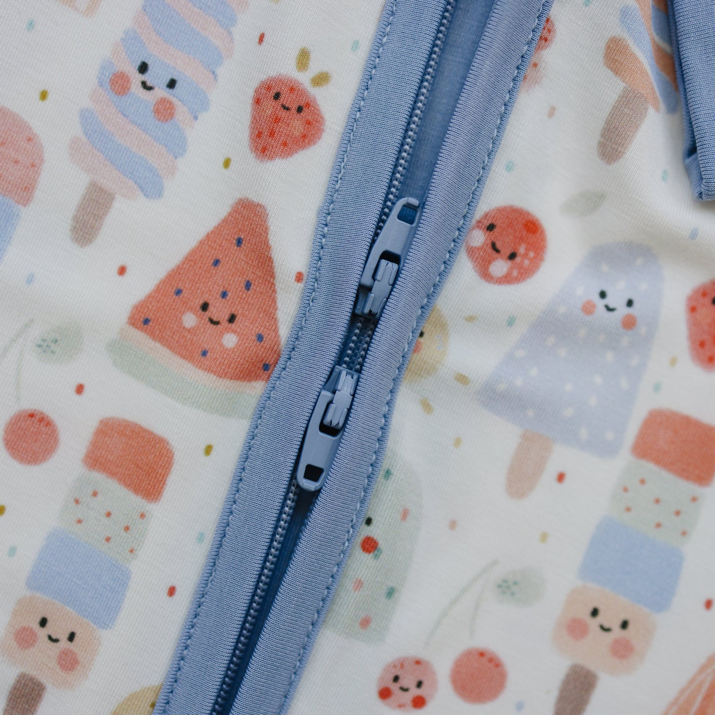 Sweet Summertime Bamboo Zippy Pajamas Romper