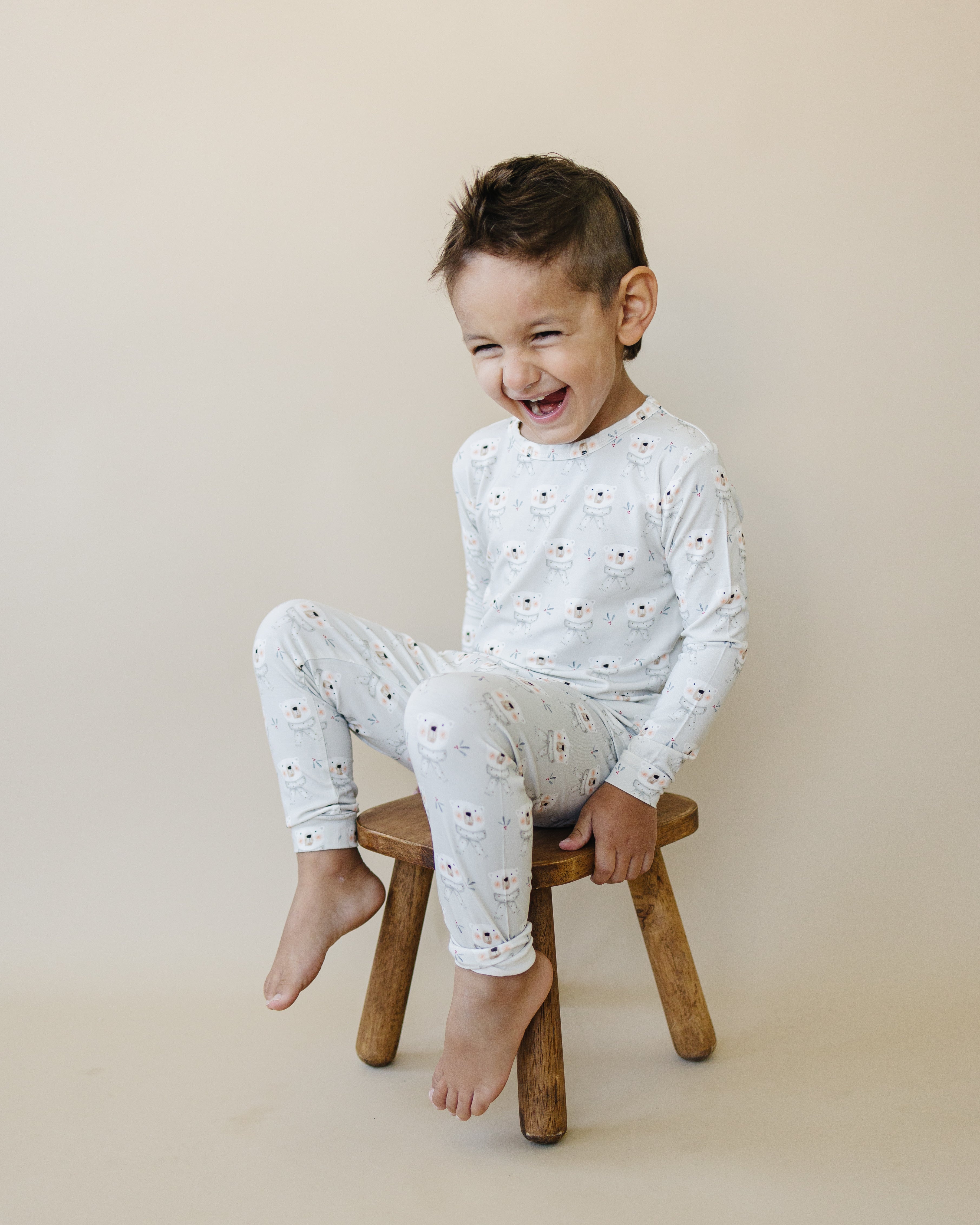 Beary Sleepy 2pc Bamboo Pajamas Set