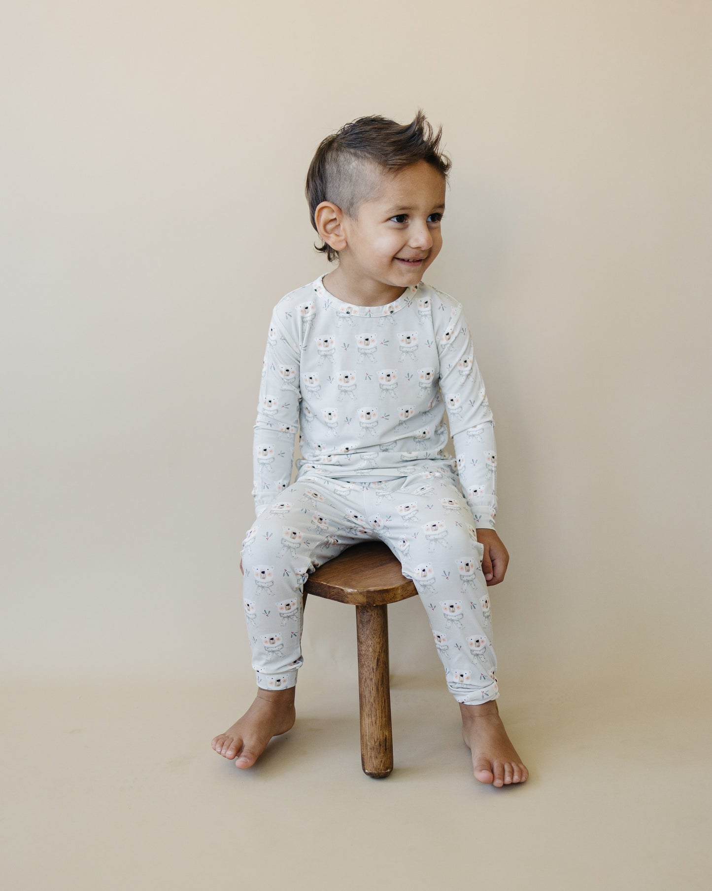 Beary Sleepy 2pc Bamboo Pajamas Set