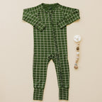 All Spruced Up Bamboo Zippy Zipper Romper