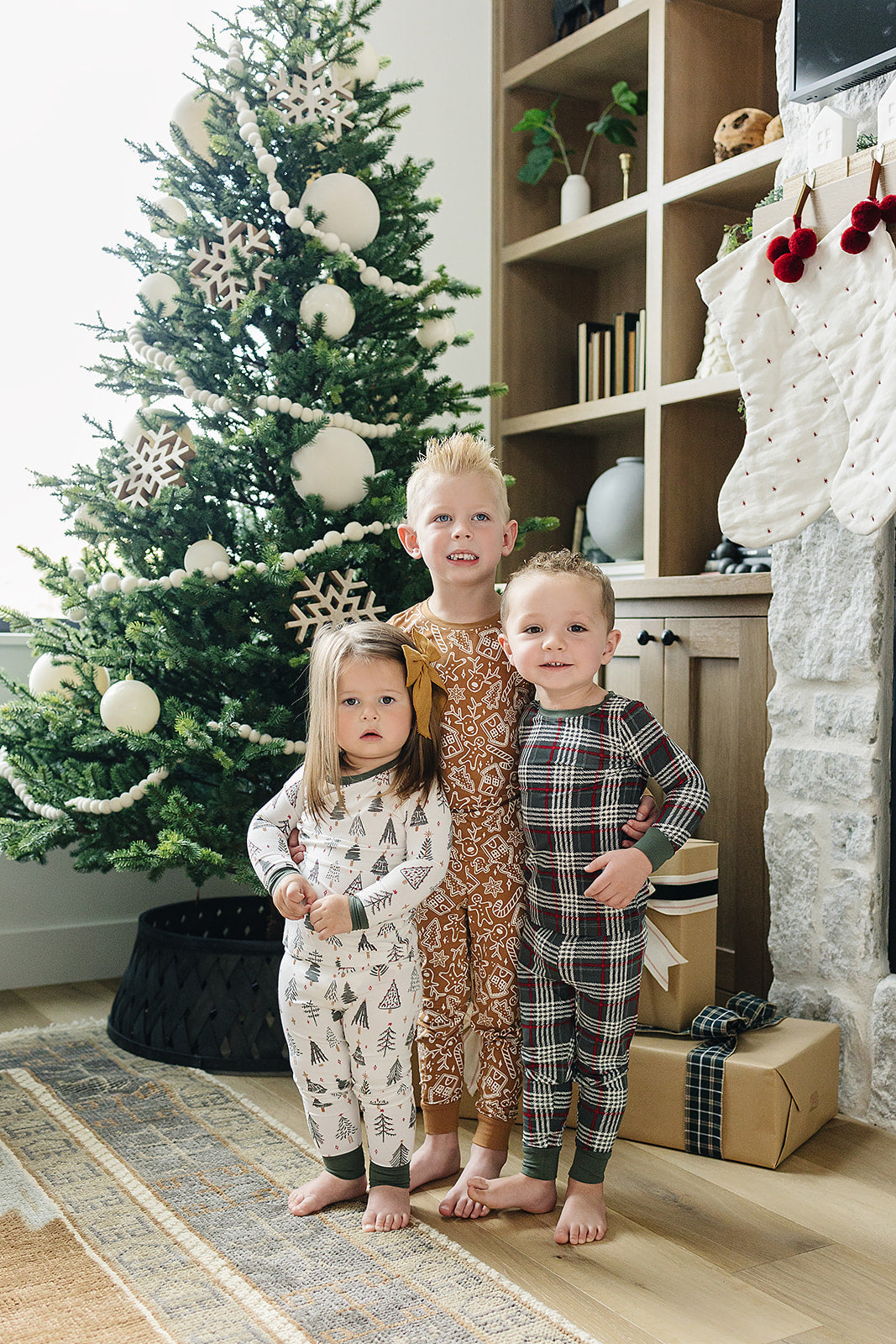 Green Plaid Bamboo Cozy PJs