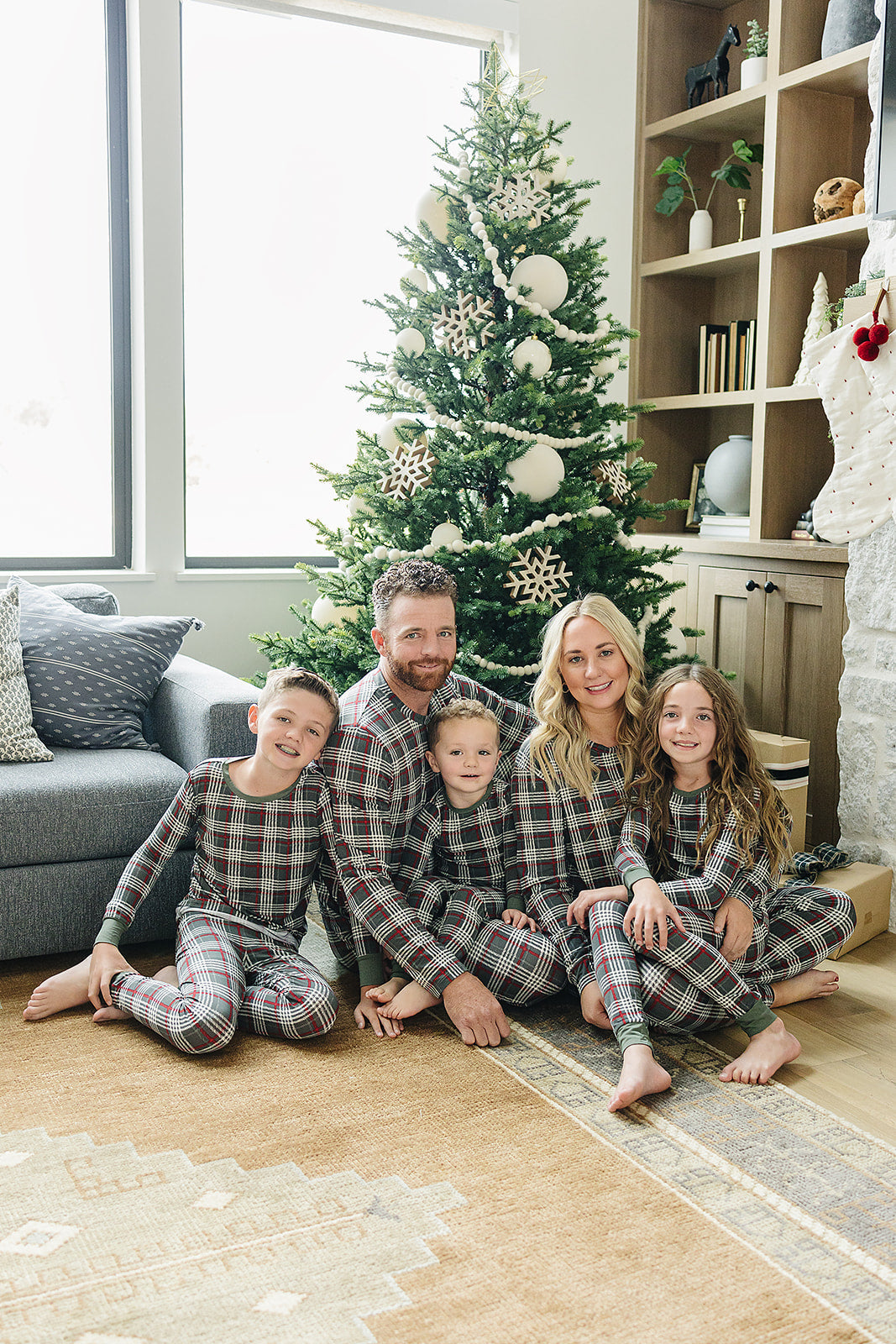Green Plaid Bamboo Cozy PJs