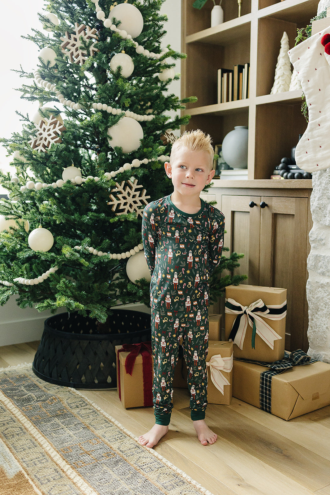 Green Nutcracker Bamboo Cozy PJs