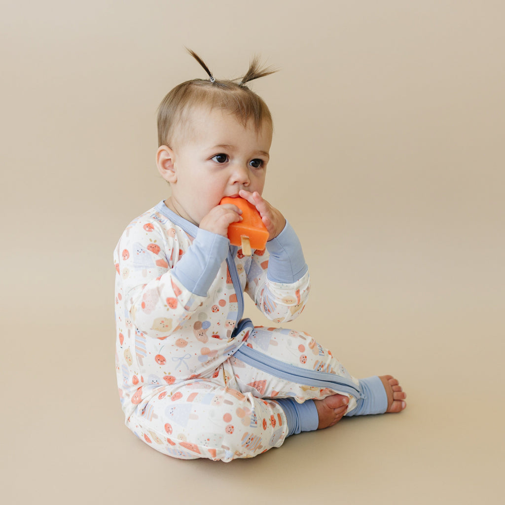 Sweet Summertime Bamboo Zippy Pajamas Romper