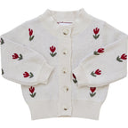 Tulip Floral Button Down Cardigan Top