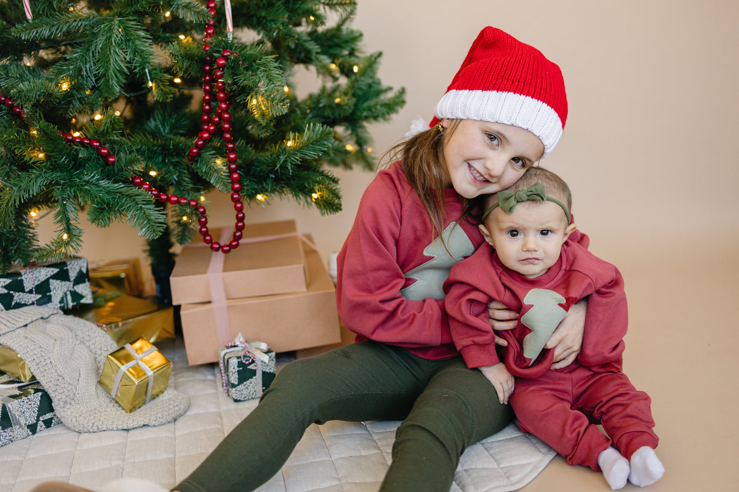 Christmas Tree Applique Sweatshirt