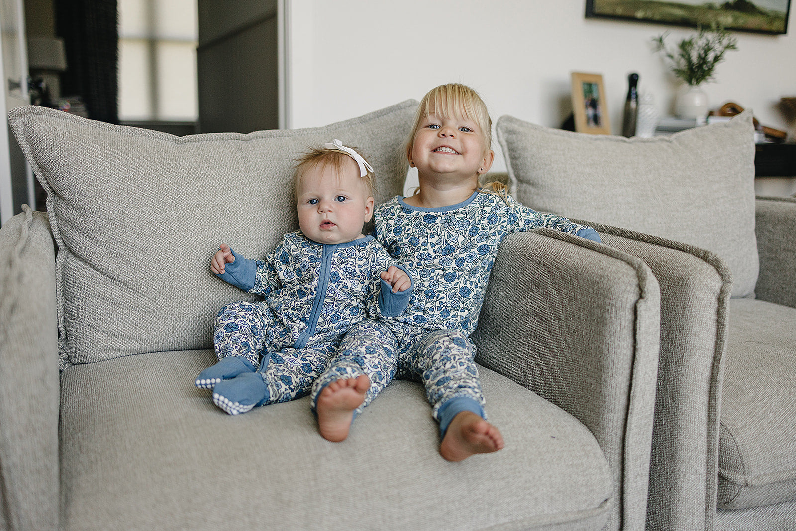 Bluebell Pointelle Floral Bamboo Cozy 2Pcs PJs