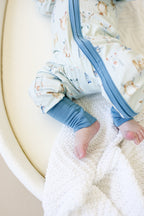 M is for Monsters Bamboo Zippy Pajamas Romper