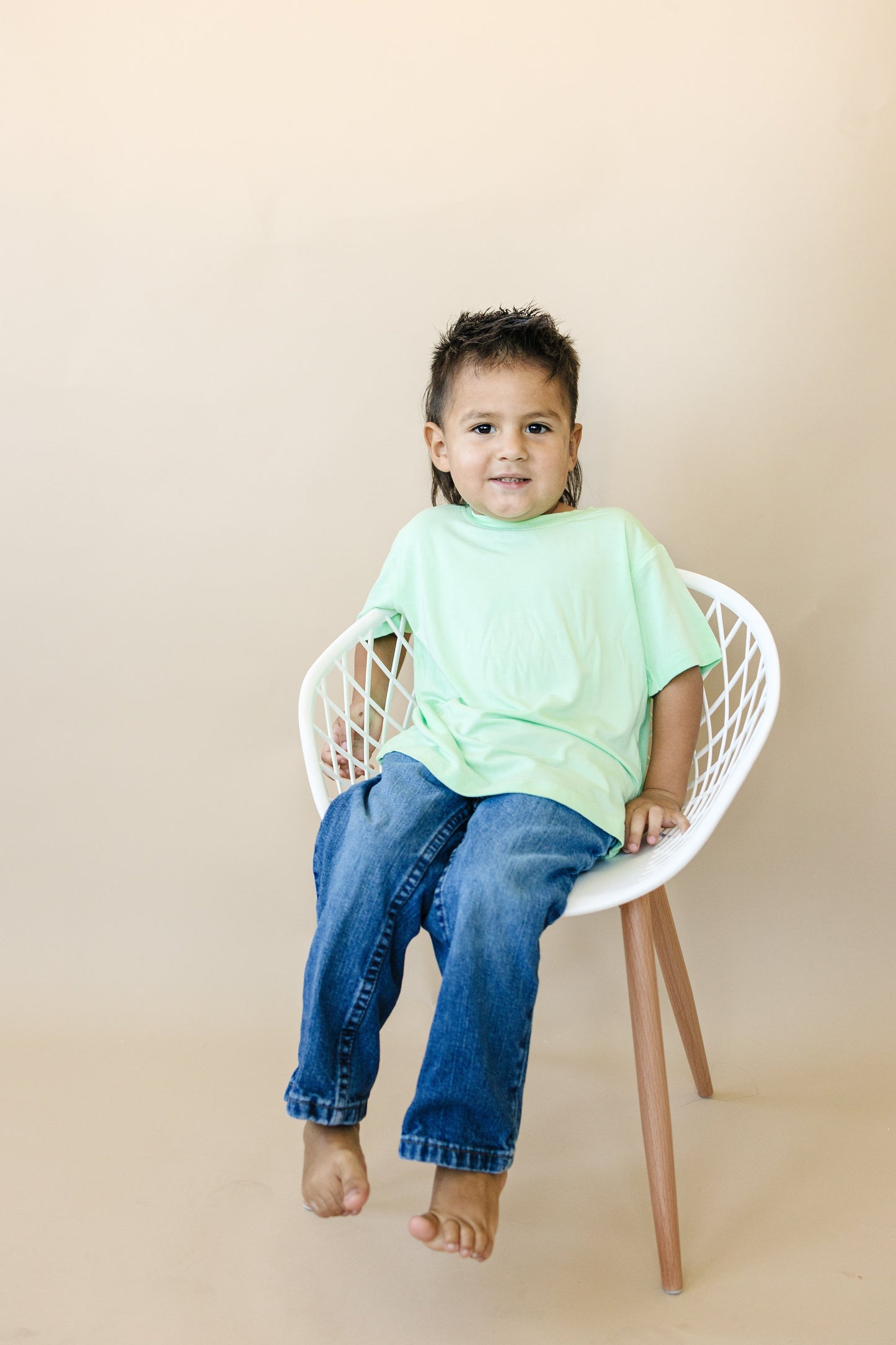 Lime Green Bamboo Tee Top